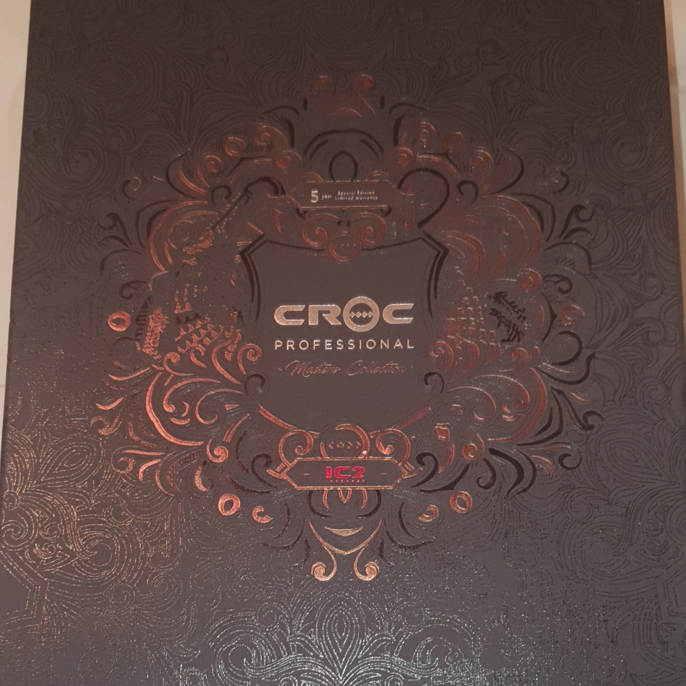 Croc Professional Master Collection Blow Hair Dryer IC2 Infrared, (Choc/Gold)